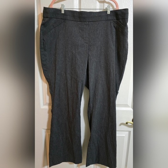 Briggs New York Pants - Briggs New York Charcoal Trousers Dress Pant Comfy 20W /0025